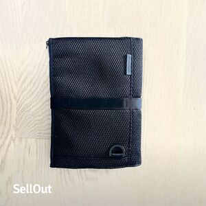 Dagne Dover Charcoal Mesh Accessory Bag